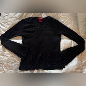 Y2K - ZANA•DI - Long sleeve Top with Lace